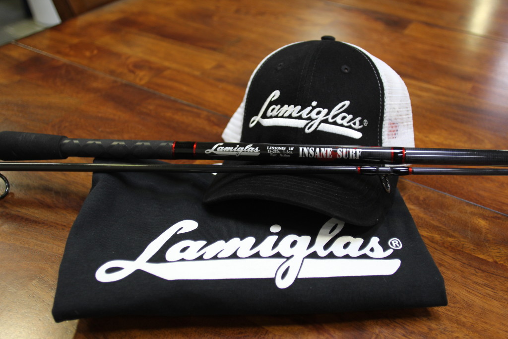 Lamiglas 10′ Insane Surf Rod, Shirt 
